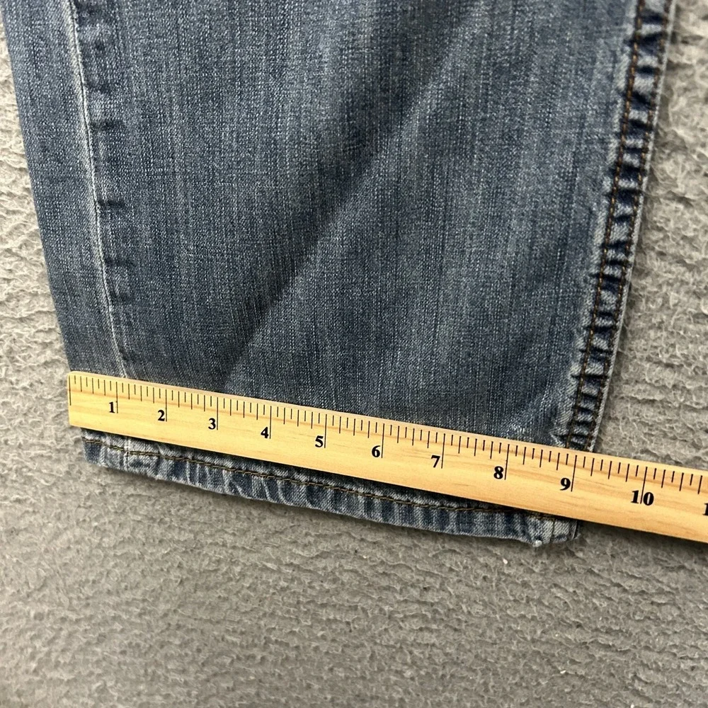 Levis Jeans Mens 36x30 Blue Denim 527 Bootcut Medium Wash Work Wear Cotton Adult